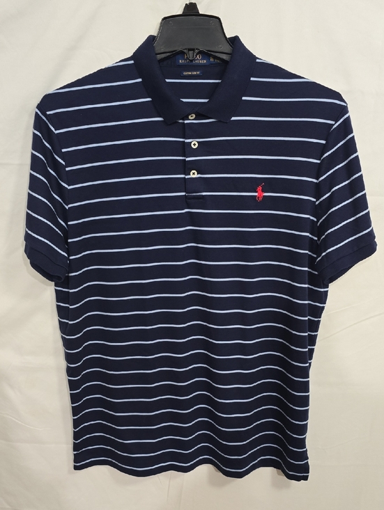 Ralph Lauren Other - Polo Ralph Lauren Mens XL Slim Fit Polo Shirt Blue W/ Stripe Logo